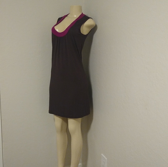 Banana Republic Brown Stretch Small Sleeveless Dress - Picture 3 of 13